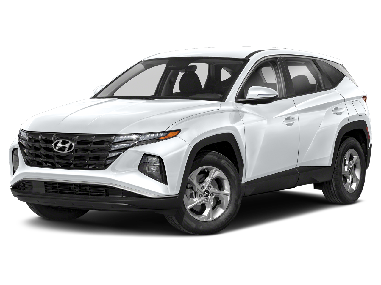 2022 Hyundai Tucson SE in Otro — front three-quarter view
