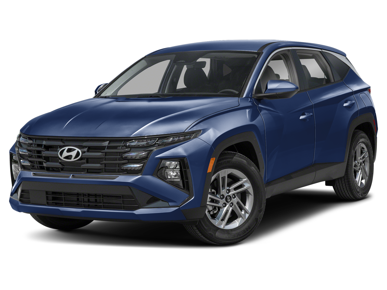 2026 Hyundai Tucson SE in Otro — front three-quarter view
